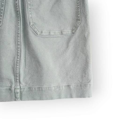 Madewell Light Green High Waisted Jean Mini Skirt 26 - Picture 6 of 8